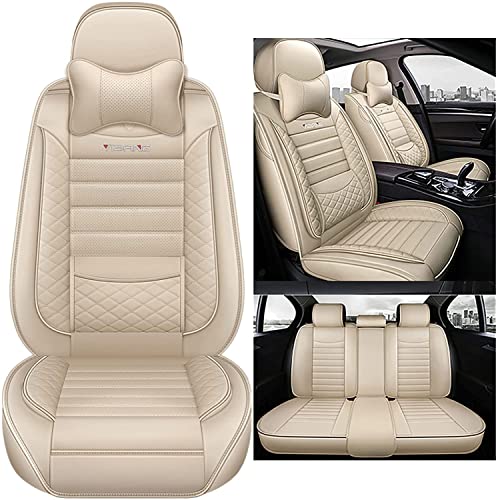 Housse de siège auto universelle beige pour Audi A3 8P Sportback 8L 8V
