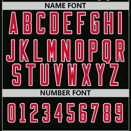 Custom Basketball Jersey Personanlized Stitched/Printed Sports Jerseys For Men/Youth Black #TOP4