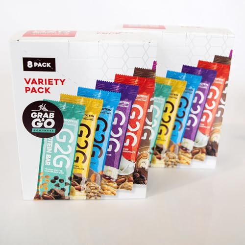 G2G Protein Bar 16-count variety pack