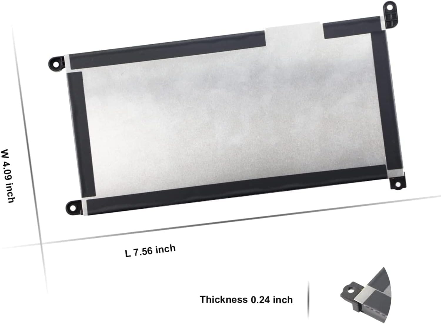 JPFMR 0JPFMR 7MT0R 7MTOR 16DPH 7T0D3 07T0D3 DN33X RDNP5 Laptop Battery Replacement for Dell Chromebook 3400 3100 2-in-1 5488 5493 5593 P90F Series(11.4V 42Wh)