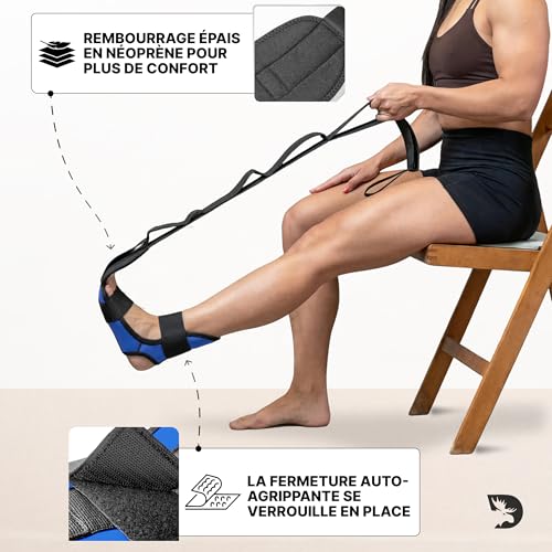 Bande d'entraînement muscles jambes DMoose avec sangle multi-boucles - 6