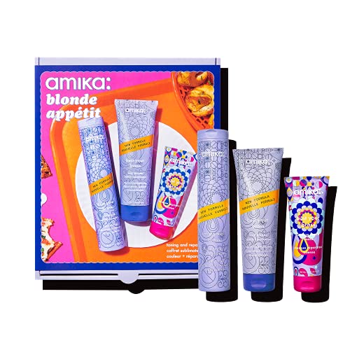 blonde appÃ©tit bust your brass toning + repair set | amika
