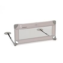 FOPPAPEDRETTI Sponda da Letto Hoplà 90 cm, per bambini da 18 mesi a 5 anni, Fissaggio sotto materasso, Pieghevole e Trasportabile, Borsa da trasporto inclusa, Sicura e Protettiva, Sabbia