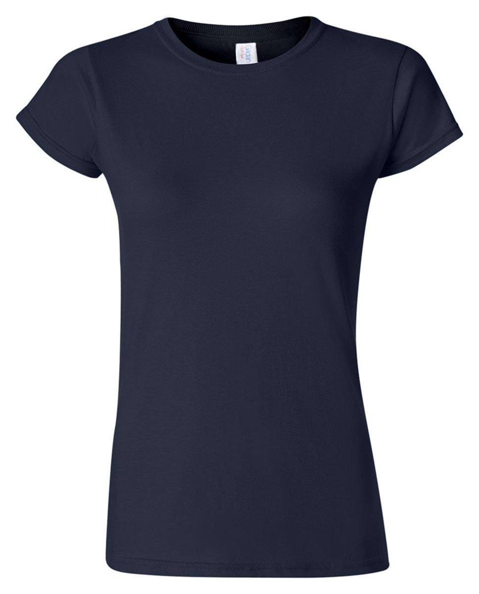 Gildan Ladies Soft Style Short Sleeve T-Shirt (M) (Navy)