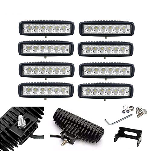 AB1 flexzon 20 x 15 cm 18 W LED światło robocze bar offroad lampy powodziowe ciężarówka łódź SUV 4WD