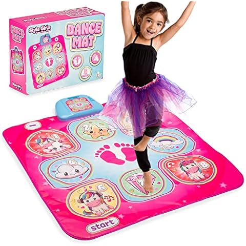 Style Girlz Dance Mat For Girls - Dance Pad With UK Music - Kids Musical Dance Mat With 6 Fun Game Modes - Suitable For Kids Age 3 Years Plus Cover