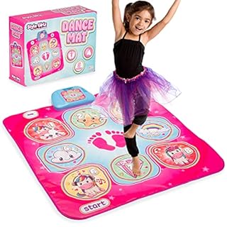 Style Girlz Dance Mat For Girls - Dance Pad With UK Music - Kids Musical Dance Mat With 6 Fun Game Modes - Suitable For Kids Age 3 Years Plus
