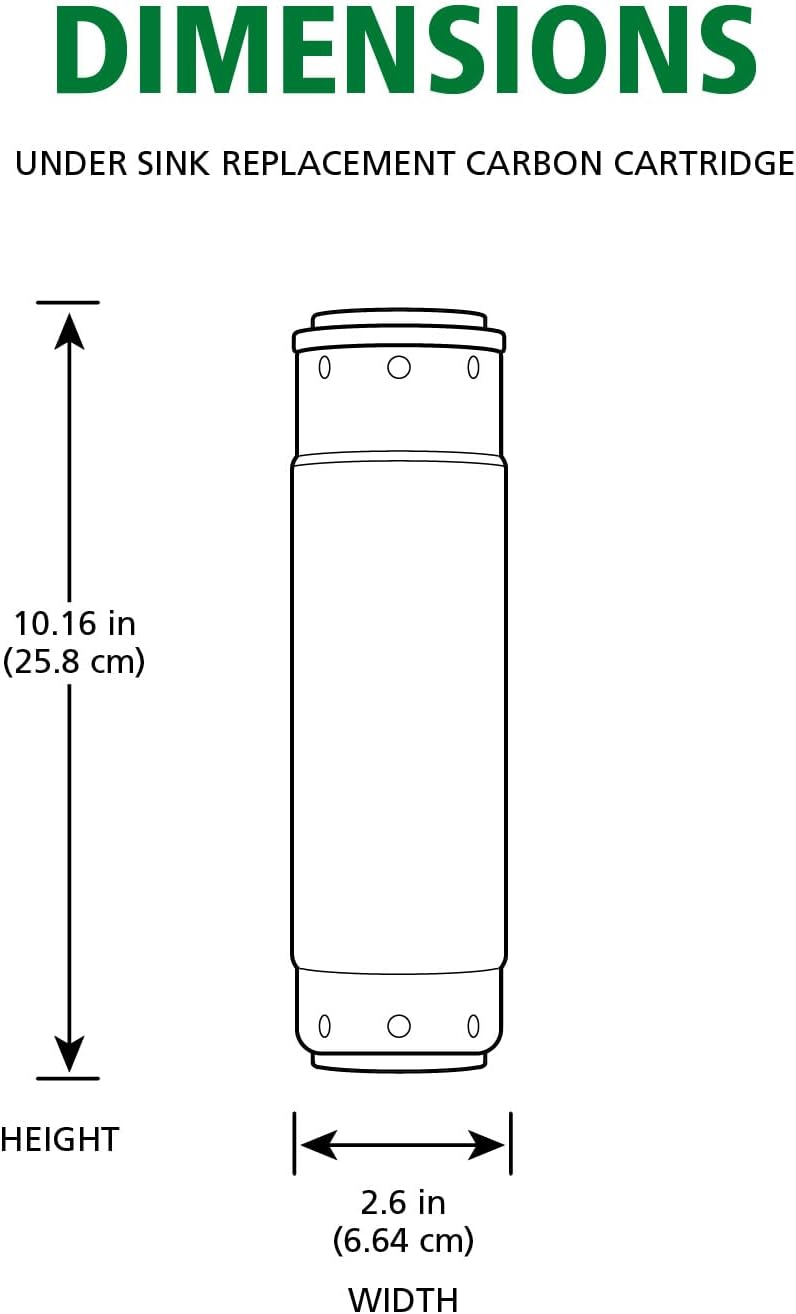 AO Smith AO-MF-B-R Under Sink Water Filter Replacement - NSF Certified