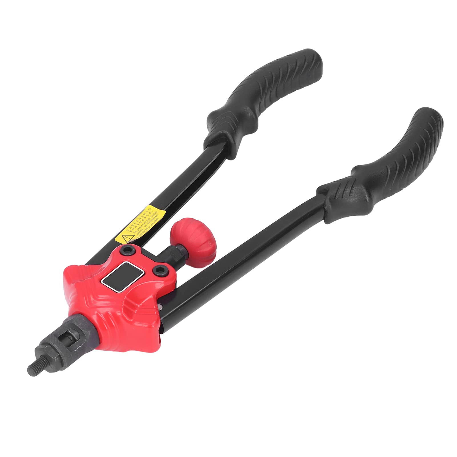Wakects Kit de Pistola para Tuercas Remachadoras Herramienta de Alicates de Remachado Manual de Acero con Alto Contenido de Carbono para Insertos M3 M4 M5 M6 M8 M10 M12 de 9 Mm con Llave de Mandril