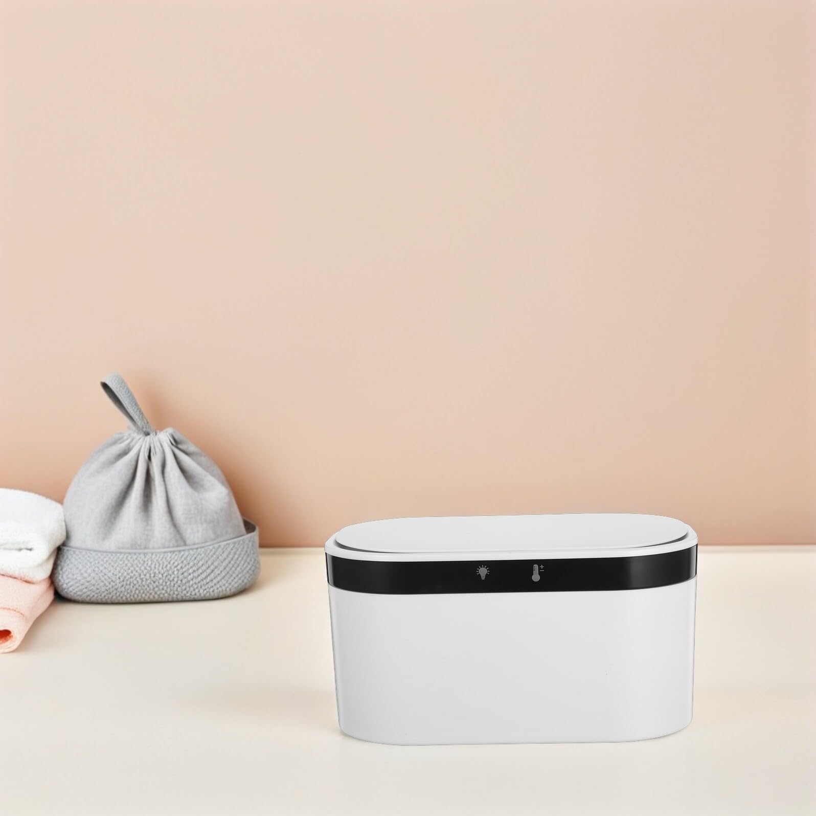 TOYANDONA Calentador Eléctrico de Toallitas para Bebés con Calentamiento Rápido Dispensador Compacto y Portátil para Toallitas Húmedas y Paños Pequeños Temperatura Constante para Cuidado