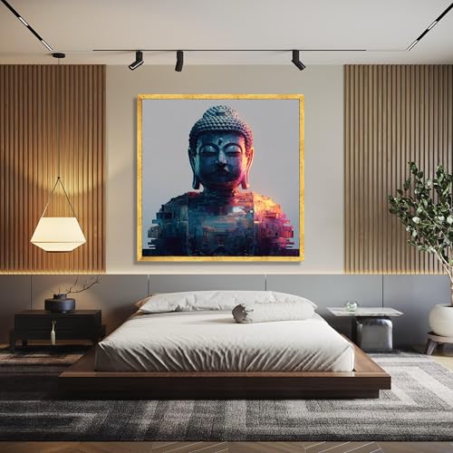 Tableau Bouddha pour calmer l'esprit et décorer le mur - 3