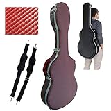Interior Acolchado Estuche ABS para Guitarra Clásica, Marca Cibeles (Rojo Cuadritos)