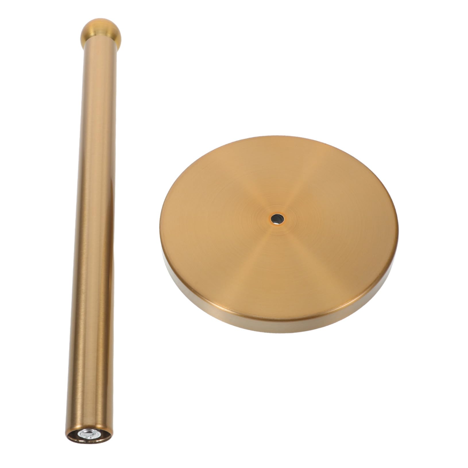 Portarotolo Oro da Cucina Verticale in Acciaio Inox