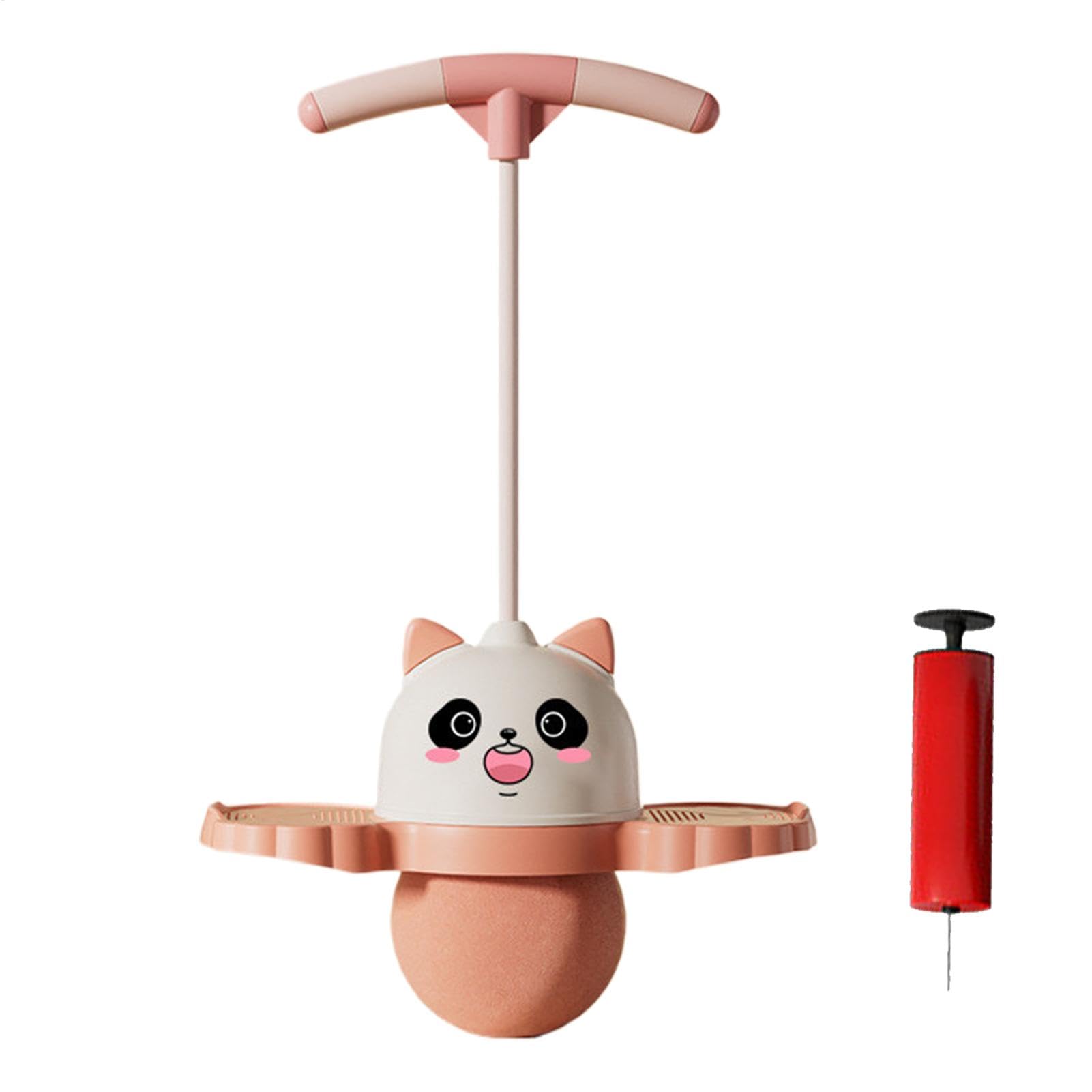 Generico Divertente Giocattolo per Saltare con Animali - Bastone per Bambini di 4 Anni, Stick Giocattolo da Salto Antiscivolo, Attrezzatura rimbalzante bilanciata