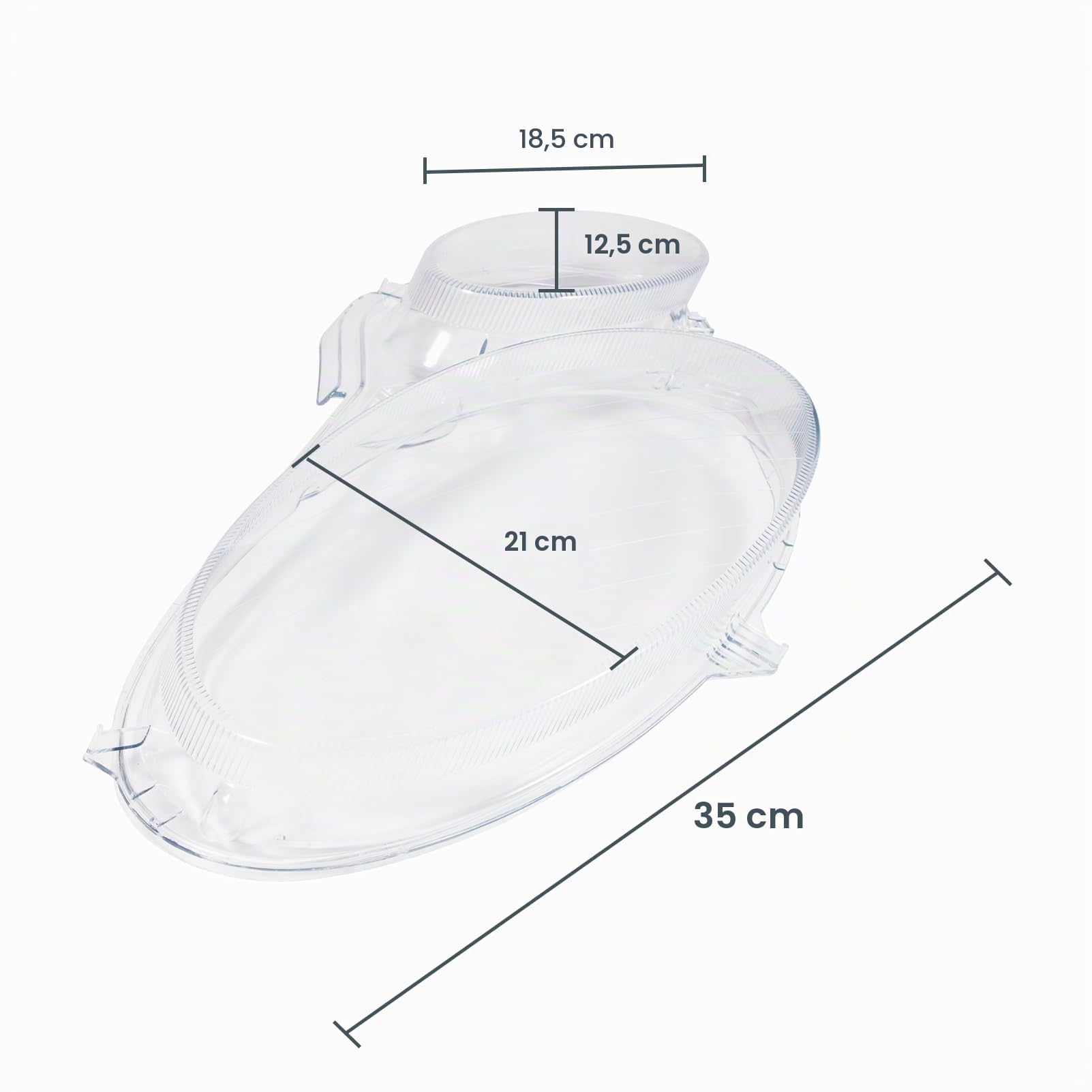1 par de cubiertas de cristal transparente para faros delanteros de la clase E W211 S211 2002-2009 2118202961 (delantero izquierdo y derecho)