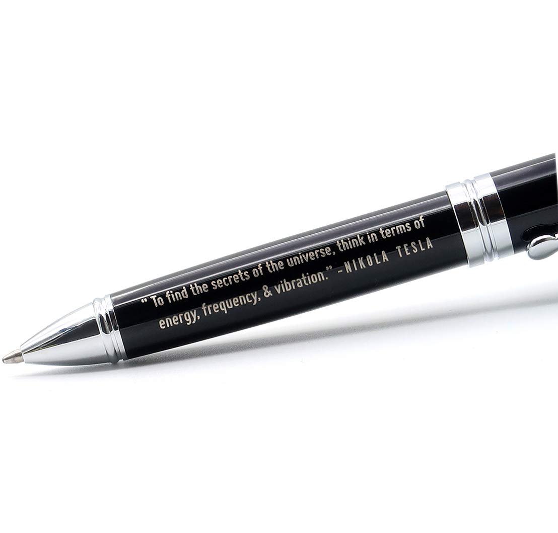 Penna A Sfera Inkstone Con Citazione Albert Einstein - "Sforzati Di Essere Di Valore" - Regalo Ispirazionale