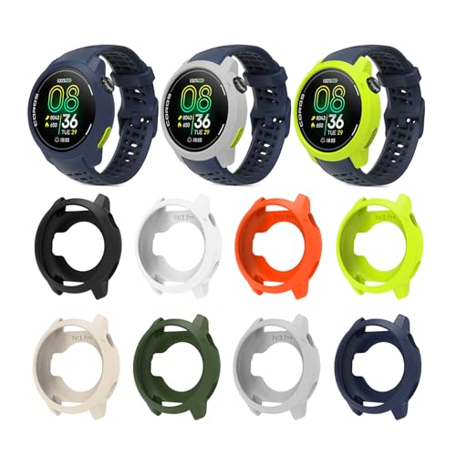 Coque COROS Pace Pro anti-rayures : lot de 8 coques de protection TPU souple