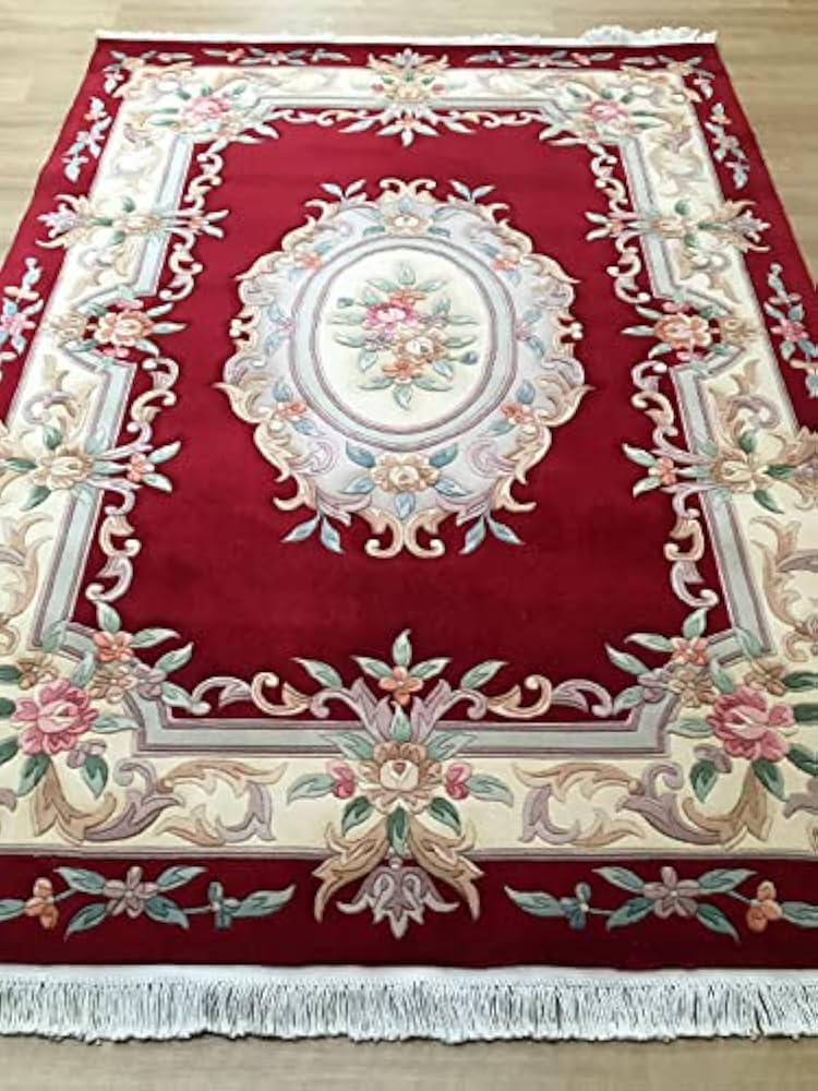 Amazon | 【中国段通 ウール】絨毯(じゅうたん)・カーペット