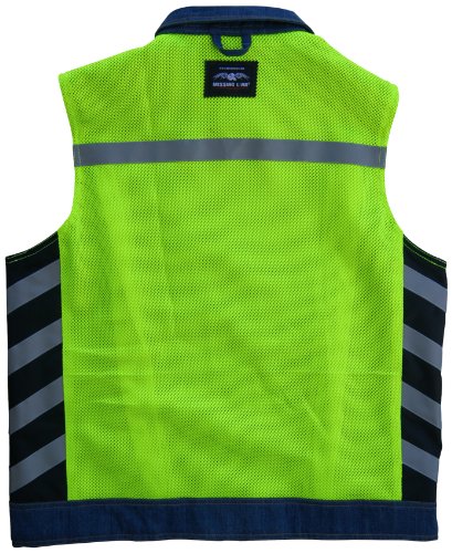 Image of Missing Link Lawless Reversible Denim Safety Vest