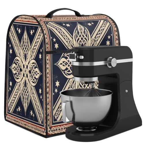 Coffee Maker Cover Aztec Ethnic Theme Kitchen Appliance Covers Small Appliance Covers Blender Cover Juicer Cover Dust Covers for Kitchen Appliances with Top Handle and Pockets,Washable,C517