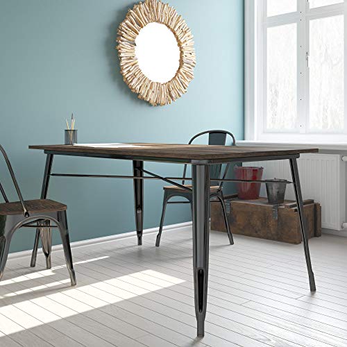 Best Industrial Dining Table For 6