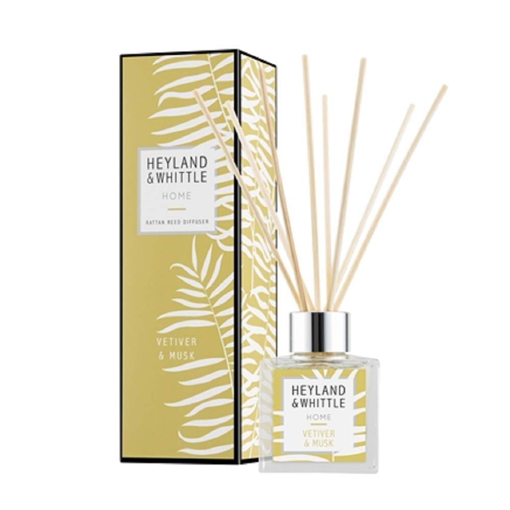 Heyland & Whittle Home Vetiver & Musk Rattan Reed Diffuser 100ml