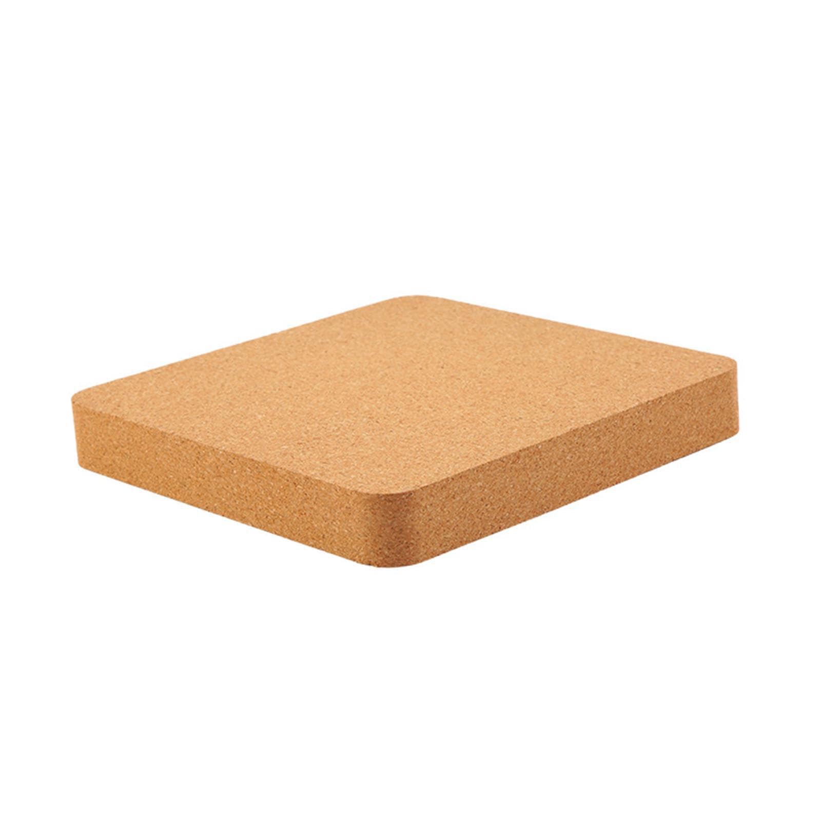 PIXZCSA Cork Punching Board for Leathercraft Antislip Ensures Stability Easy to Clean Cork Block Punching Boards Sanding Block Making for Regular Mat Hand, 10x7x3cm