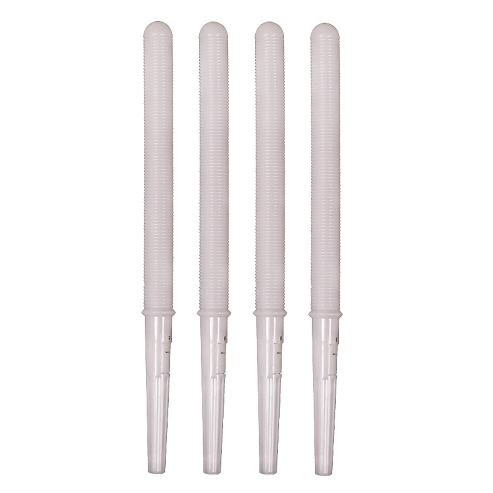 4er-Set LED-Zuckerwatte-Sticks – Bunt Leuchtend, Dauer- Oder Blinkmodus, 28 Cm, Lebensmittelecht, Inkl. Batterien – Für Party, Konzert, Karneval