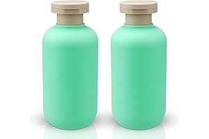 6.7oz Squeeze Bottles for Liquid, Travel Shampoo and Conditioner Bottles for Toiletries or Makeup