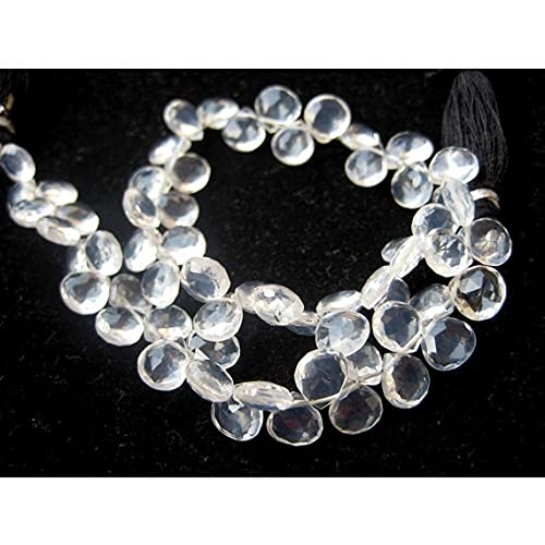 Perles briolettes quartz glace LKBEADS pour colliers d'été