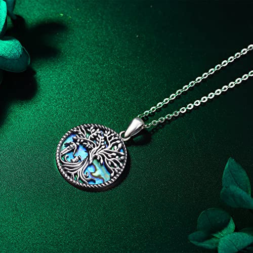 Odinstone Collana con albero della vita in argento...