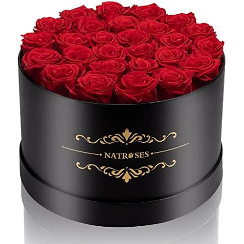 NATROSES Preserved Roses in a Box Cover