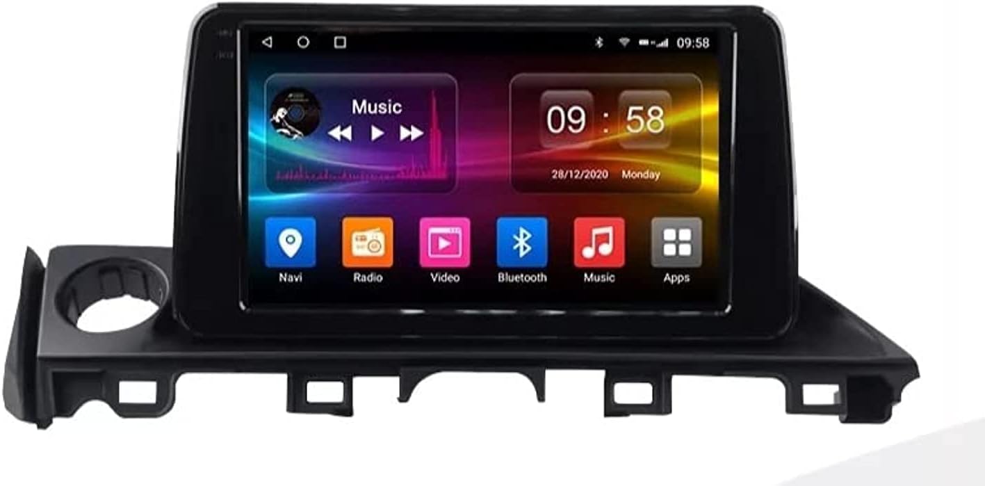 Roadstar Android Screen For Mazda 6 2016 to 2018 support Carplay Android Auto Full Touch Android Multimedia Monitor & Screen Tablets Video Players, Support Full HD video (RAM 4GB 32GB)