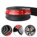 Produktbild Auto schwarz Front Bumper, Konesky 2.5m Gummi Protector Lip Splitter Spoiler Kinn Lip Rock Protector, 60mm Breite