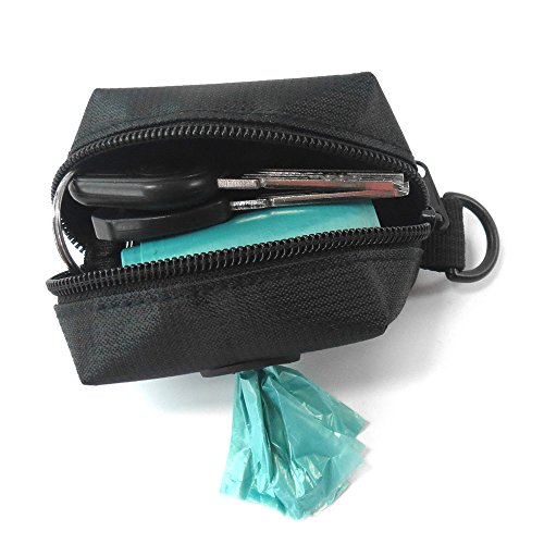 mewmewcat Pet Poop Bag Holder Leash Attachment Waste Bag Dispenser Adotar para Oxford Cloth para cãe