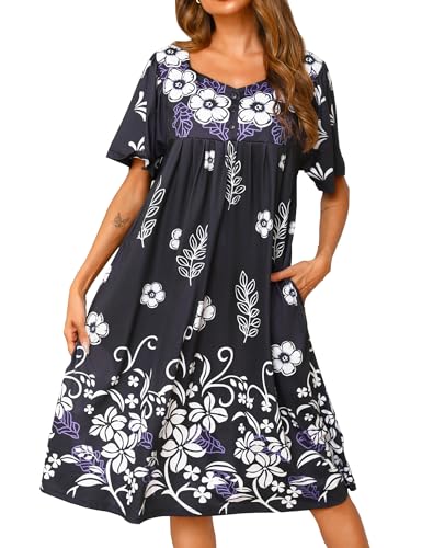 Marvmys Muu Muu Dresses for Women with Pocket Floral...