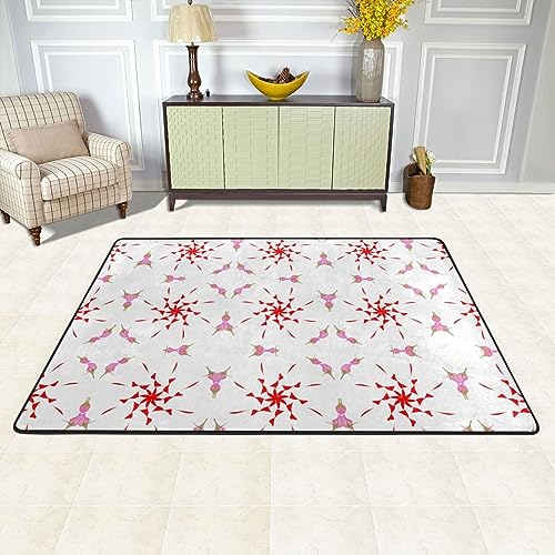 Tapis de sol flanelle absorbant grand format 182x121 cm doux durable - 3