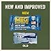 MEG - Military Energy Gum | 100mg of Caffeine Per Piece + Increase Energy + Boost Physical Performance + Arctic Mint 8 Pack (40 Count)