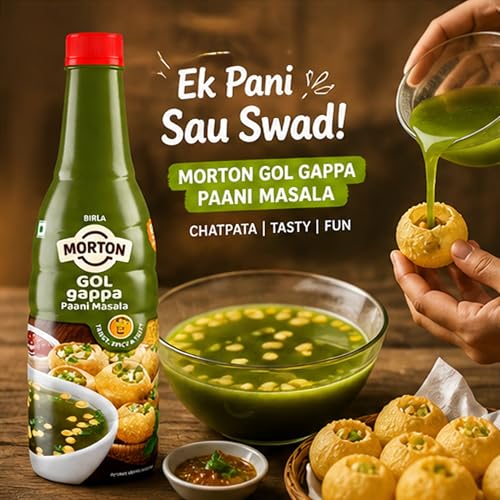 Image of Birla Morton Gol Gappa Pani Masala 650 ML l Mango Panna 725 ML & Lime Juice Cordial 750 ML Pack of 3
