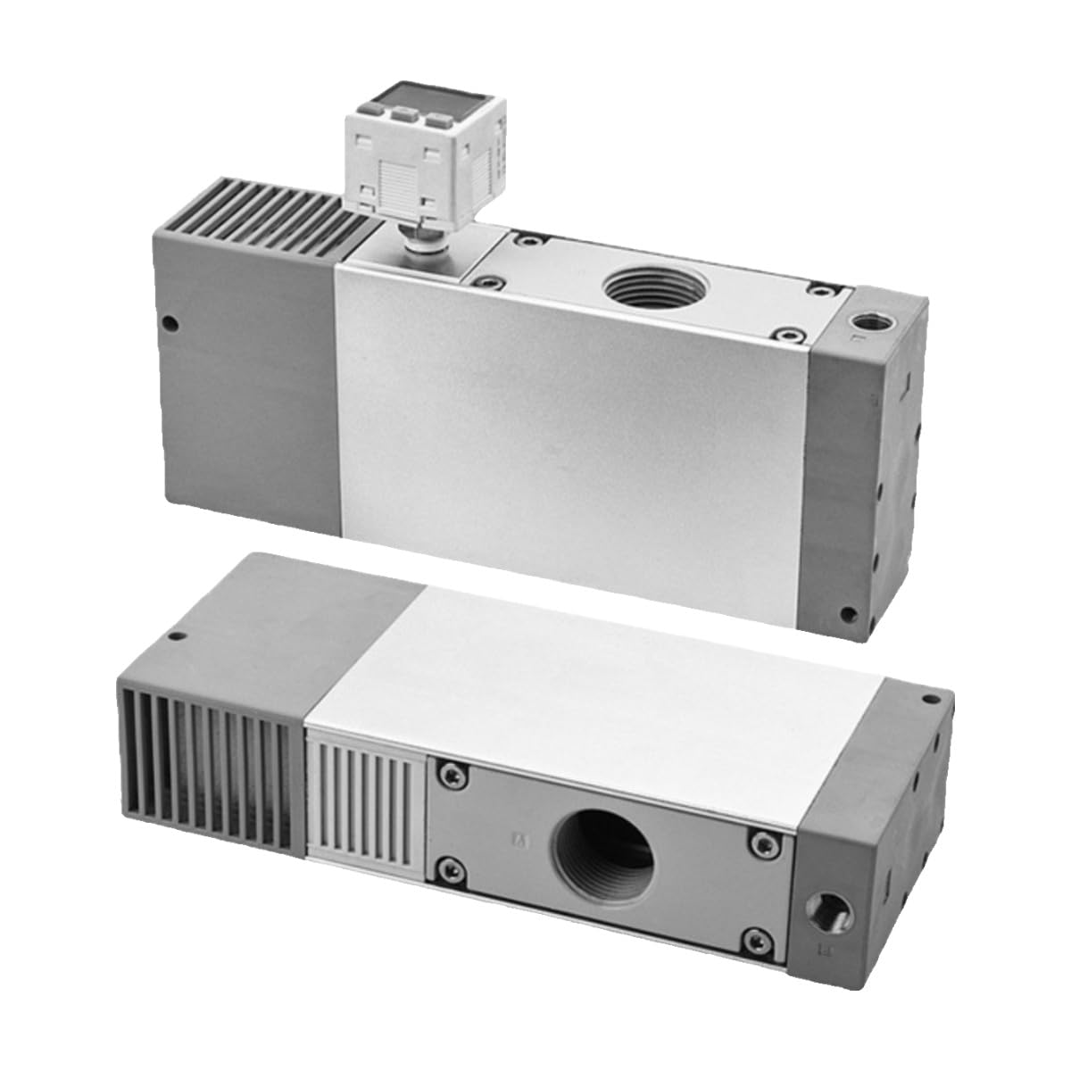 Generador de vacío multietapa con válvula y manómetro digital ZL112 212 2