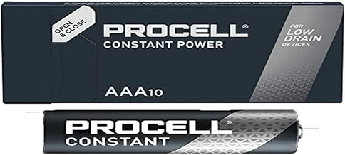 Duracell Batteria alcalina, Micro, AAA, LR03, 1,5 V Procell Constant, Retail Box (Confezione da 10), Multicolore, 5000394149199