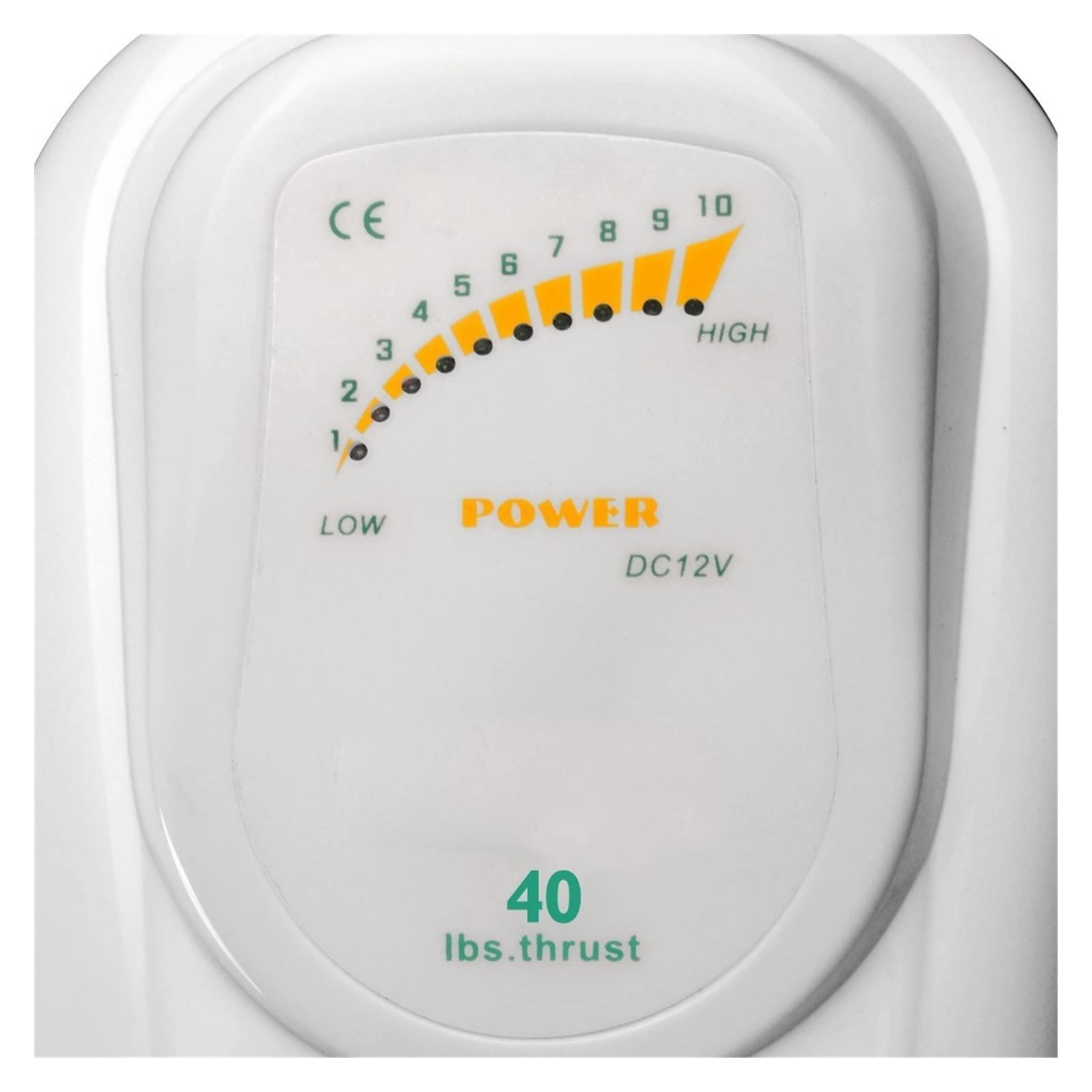 Motore fuoribordo, MARINE 40 libbre Motore di pesca a traina fuoribordo Electric White for acqua salata