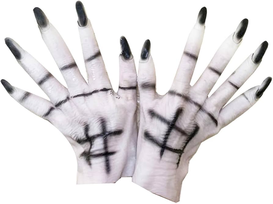 Amazon.co.jp: GOODLAND ハロウィン手袋 鬼の手グローブ 悪魔 デビル