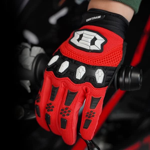 Miniatura 4 de Seibertron Dirtpaw - Guantes unisex para bicicleta BMX MX ATV MTB guantes para bicicleta de montaña, ciclismo, todoterrenoDirt Bike, guantes de