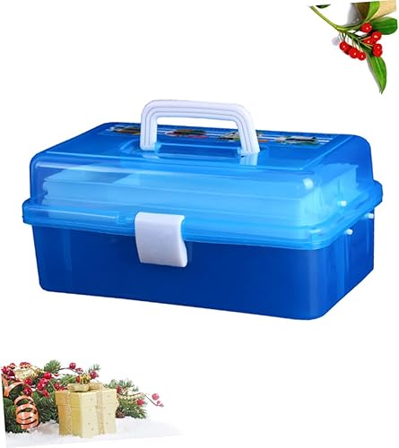 Miniatura 5 de EXCEART Caja organizadora de pintura china tradicional