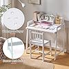 UNICOO Height Adjustable Bamboo Kids Desk and Chair Set - Ergonomic Kid Desk and Chair Set for Study, Writing, and Homework - Durable and Eco-Friendly Kids' Desks for Home and School (White 01) #4