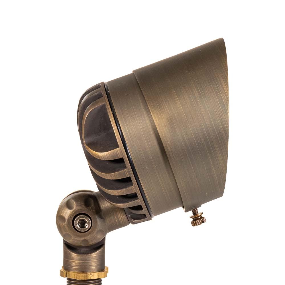 VOLT 12V Color Changing RGBW Integrated LED Brass Spotlight
