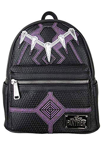 Loungefly x Marvel Black Panther Mini Backpack (One Size, Black Multi)