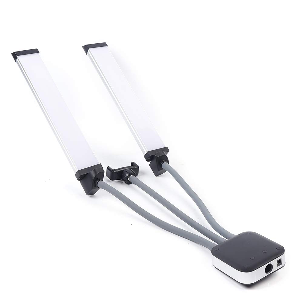 USB Wimpernverlängerung Lampe Arbeitsplatzleuchte LED w/Handyhalter 224 LEDS Arbeitsplatzleuchte Schreibtischleuchte Beleuchtung USB mit Handyhalter