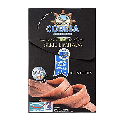 Filets d'aciers de mer Cantabrique, série limitée, 120 g, CODESA ANCHOAS série LIMITADA 120 g Cover